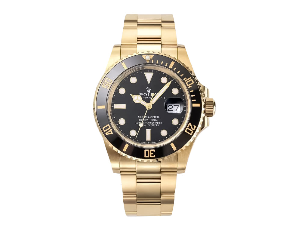 Black and gold submariner best sale