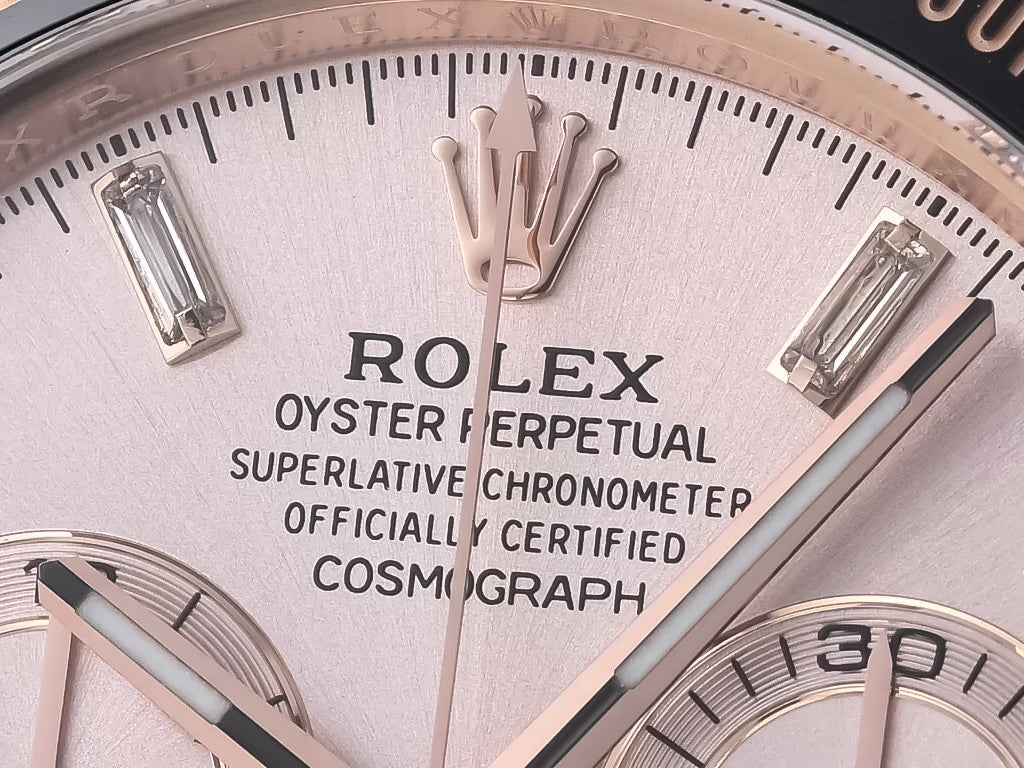 Cosmograph Daytona Rose Gold Oysterflex with Pink Dial