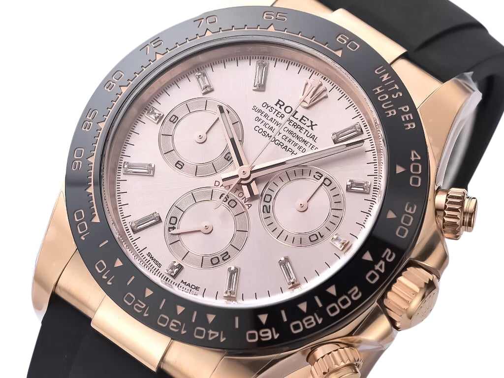 Cosmograph Daytona Rose Gold Oysterflex with Pink Dial