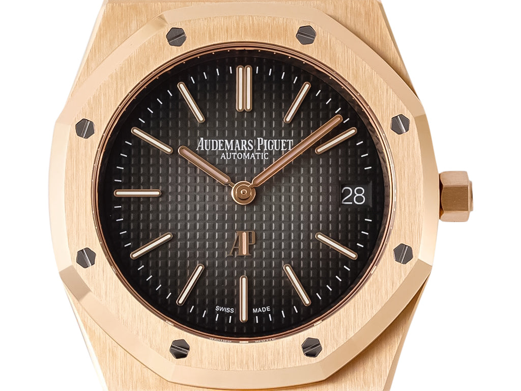 Royal Oak 'Jumbo Extra-Thin' Pink Gold '50th Anniversary' with Grey Dial (39mm)