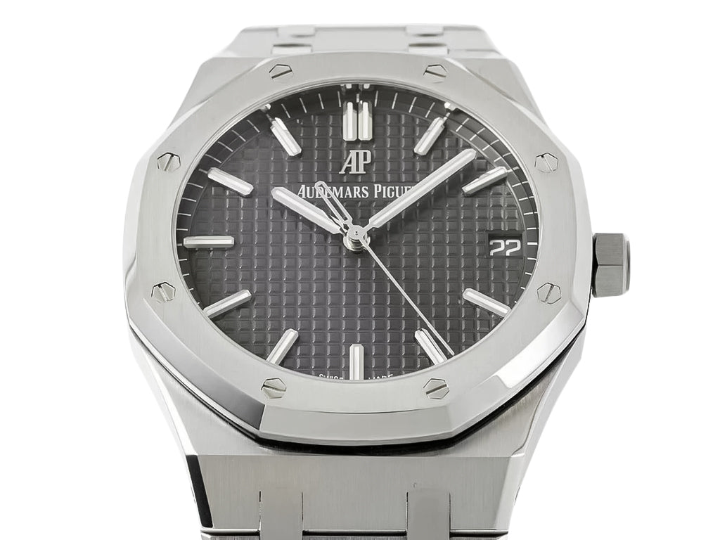 Royal Oak Stainless Steel with Grey Dial (41mm) - 15500