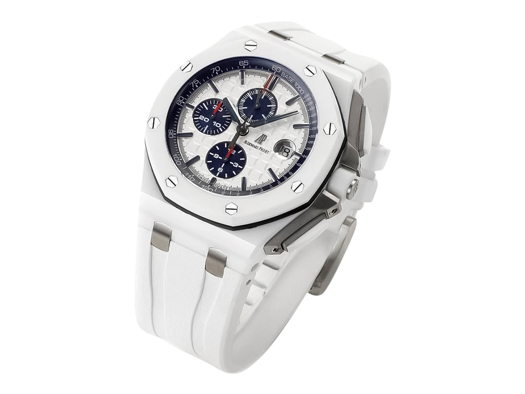 Royal Oak 'Offshore Chronograph' Ceramic with White Dial (44mm)