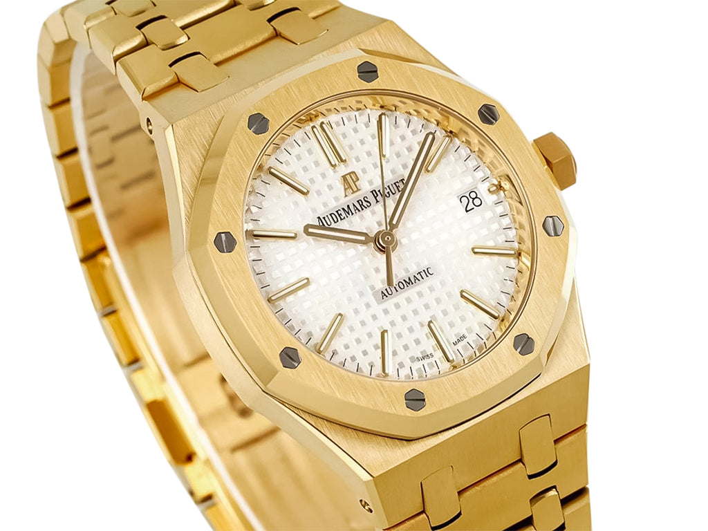 Royal Oak Yellow Gold with Silver Dial (37mm)