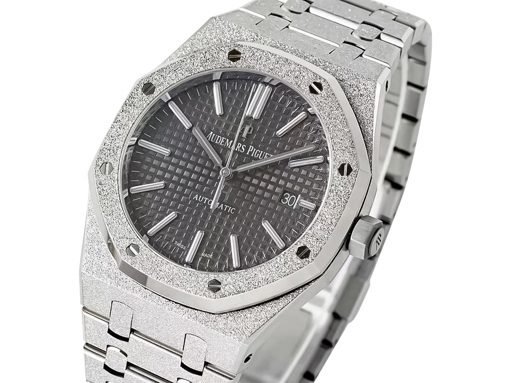Royal Oak Frosted Stainless Steel with Grey Dial (41mm)