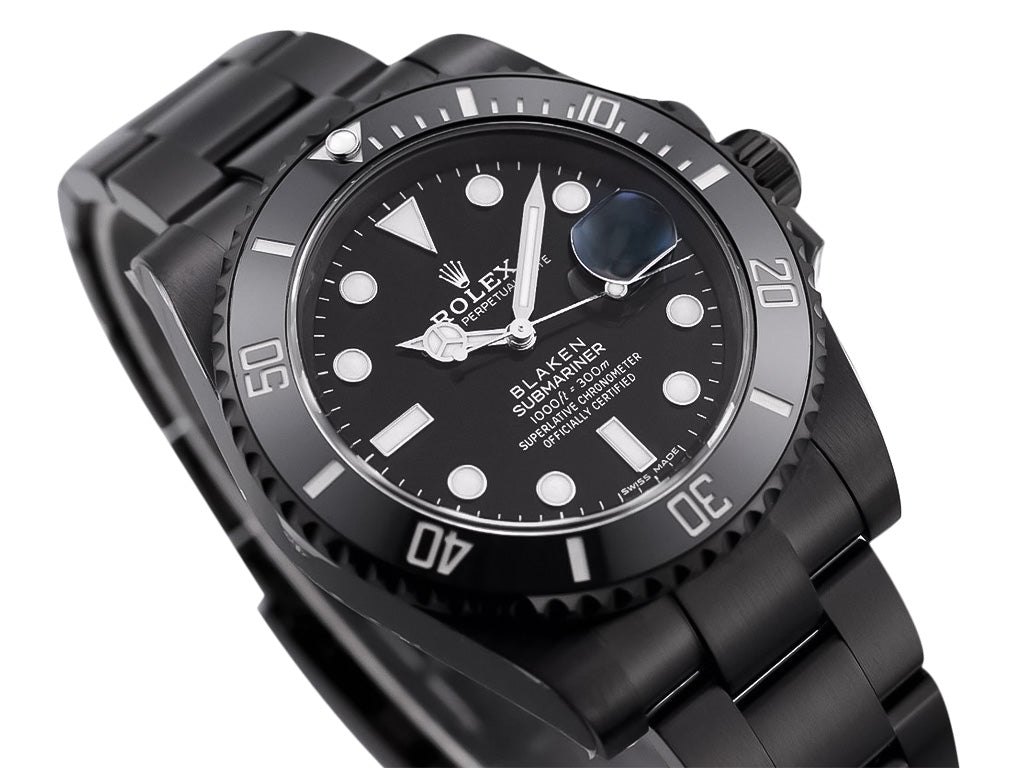 Submariner Date Stainless Steel (Blaken) with Black Dial (40mm)