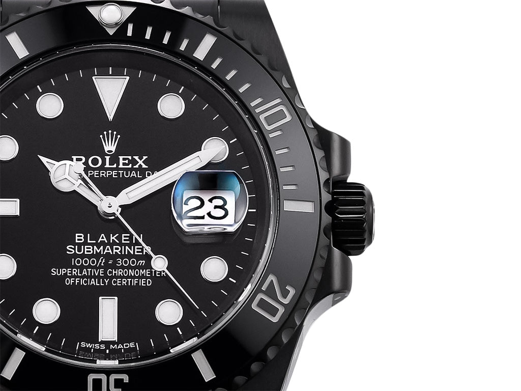 Submariner Date Stainless Steel (Blaken) with Black Dial (40mm)