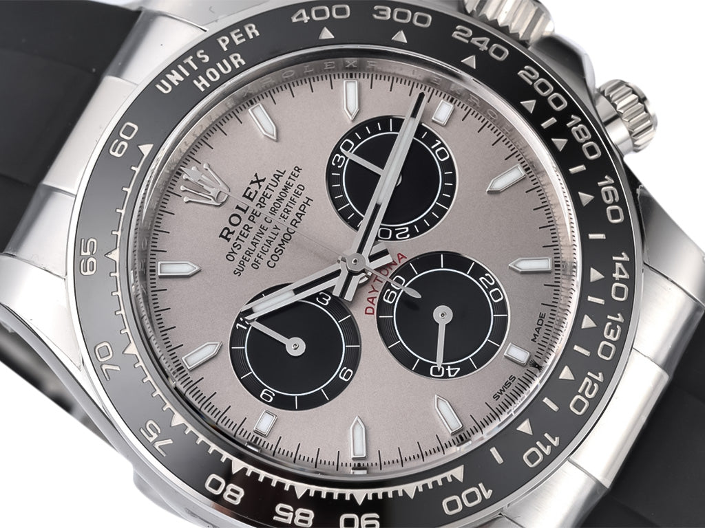 Cosmograph Daytona Stainless Steel Oysterflex with Grey Sunburst Dial (2023)