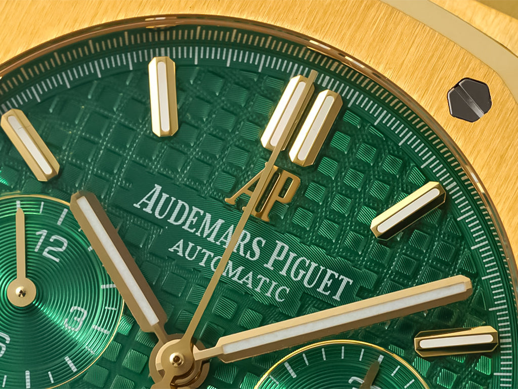 Royal Oak Chronograph Yellow Gold with Green Dial (41mm)