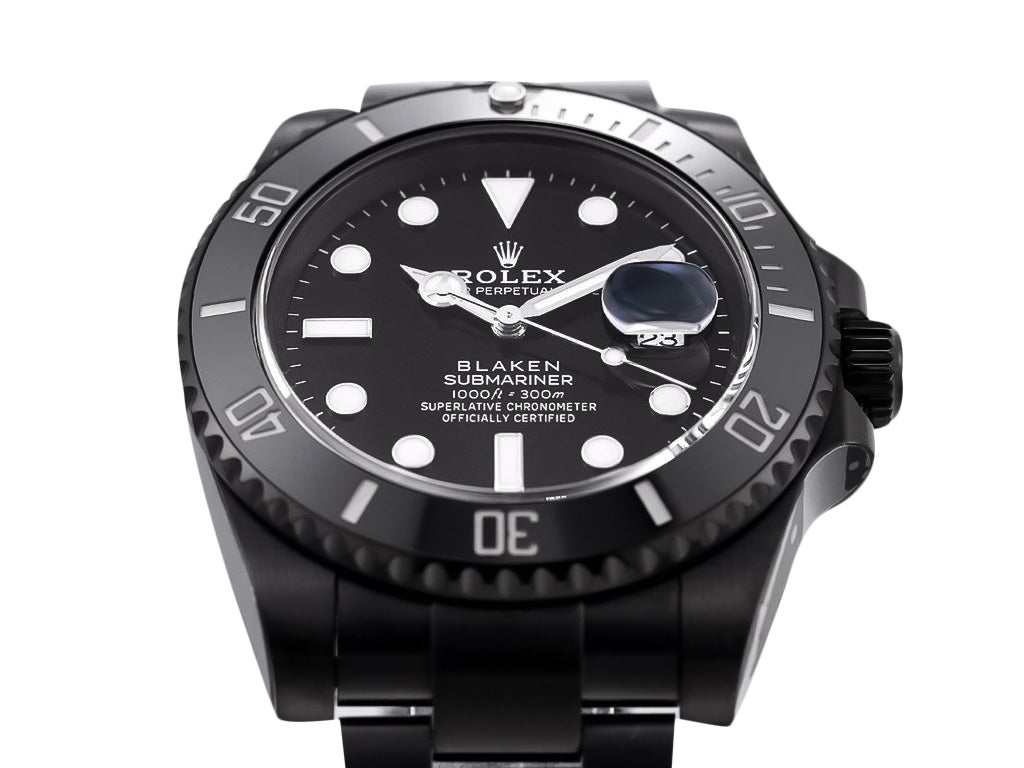 Submariner Date Stainless Steel (Blaken) with Black Dial (40mm)
