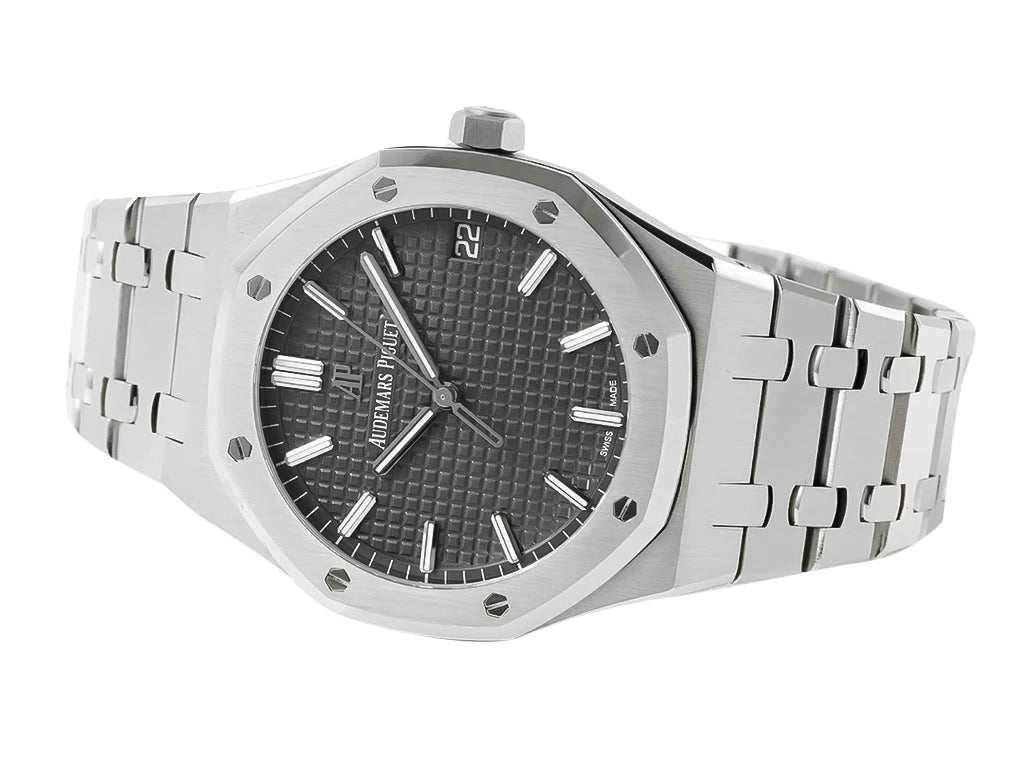 Royal Oak Stainless Steel with Grey Dial (41mm) - 15500