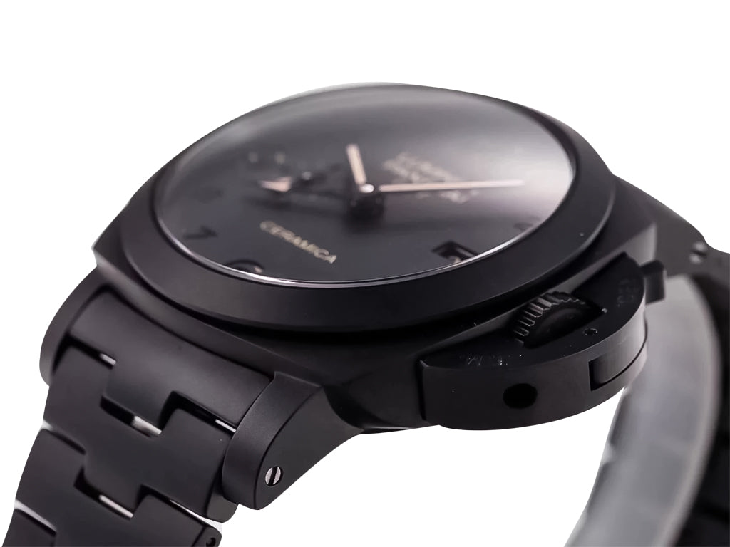 Luminor 1950 3 Days GMT Automatic 'Tuttonero' Black Ceramic Case and Bracelet with Black Dial (44mm)