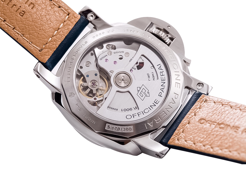 Luminor 1950 3 Days GMT Automatic Acciaio 'Boutique Blue' Stainless Steel Case with Blue Sunburst Dial and Blue Strap (42mm)