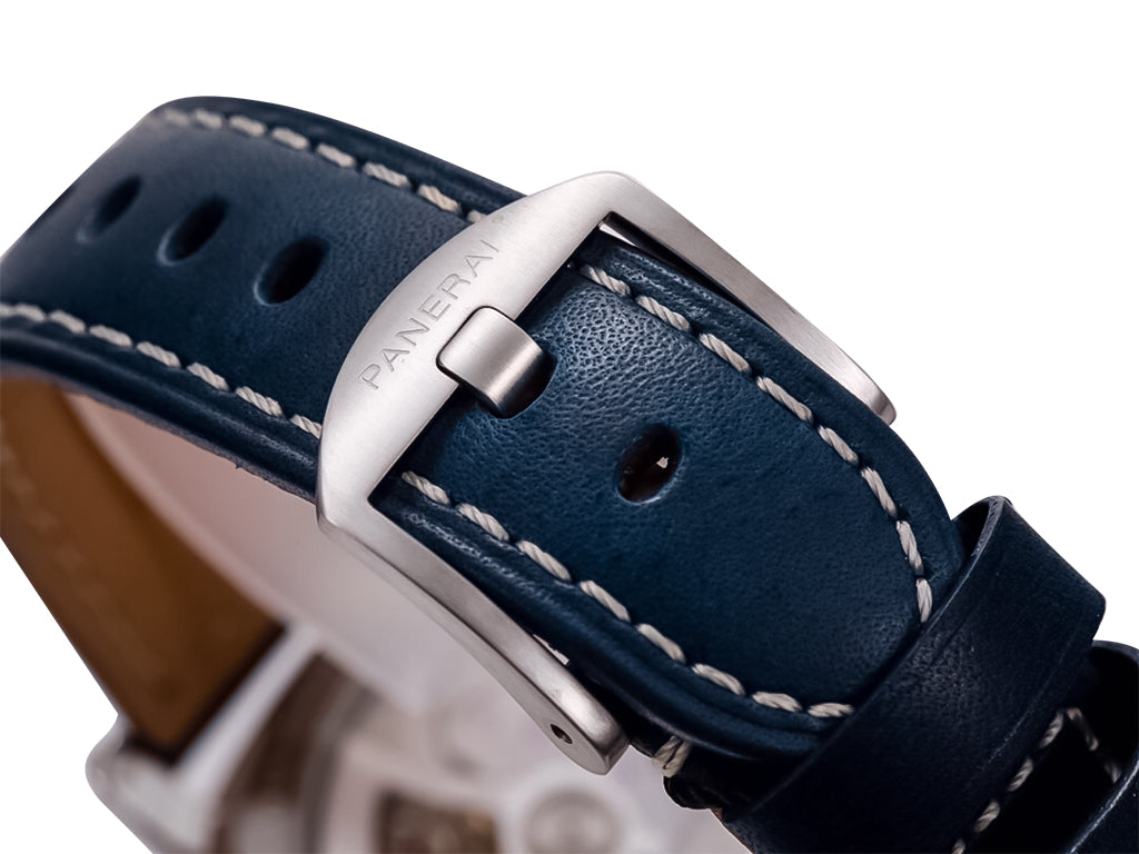 Luminor 1950 3 Days GMT Automatic Acciaio 'Boutique Blue' Stainless Steel Case with Blue Sunburst Dial and Blue Strap (42mm)