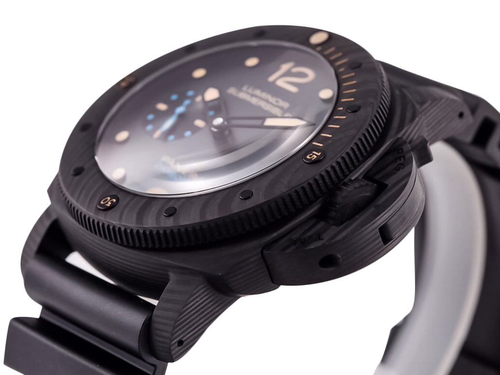 Luminor Submersible 47 3 Days Automatic 'Carbotech' Titanium and Carbon Case with Black Dial and Black Strap (47mm)