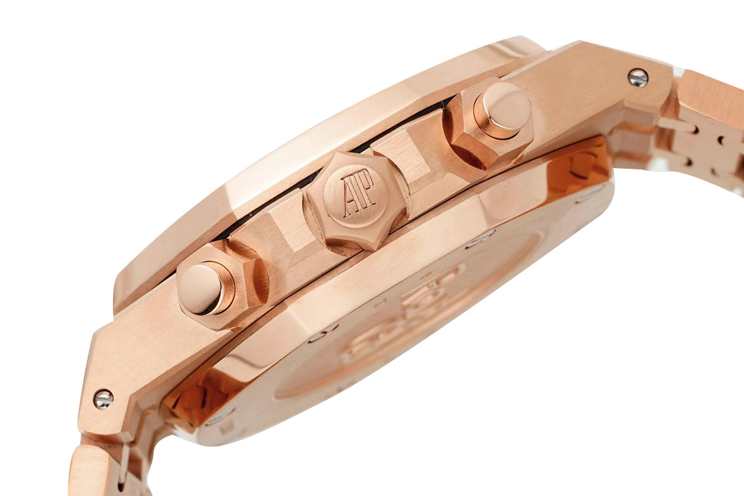 Royal Oak Chronograph Pink Gold with Chocolate Dial (41mm)