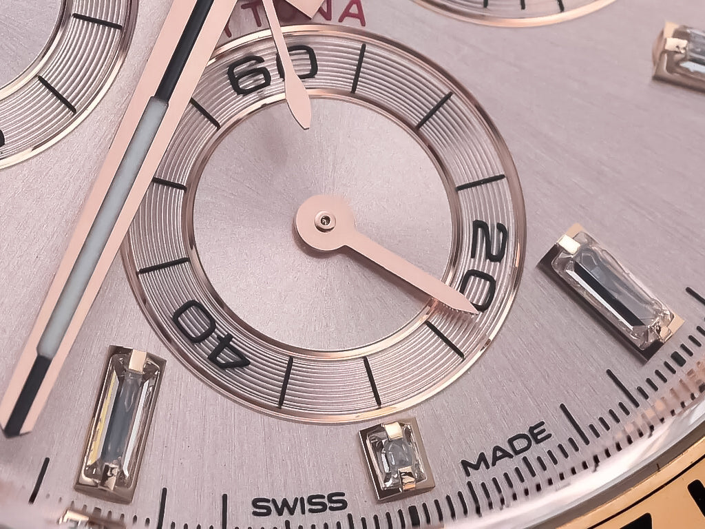 Cosmograph Daytona Rose Gold with Diamond Pink Dial