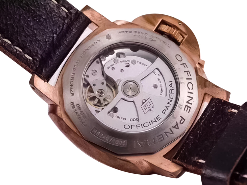 Luminor Submersible 1950 3 Days Automatic Titanium and Bronze with Green Dial and Brown Strap (47mm)
