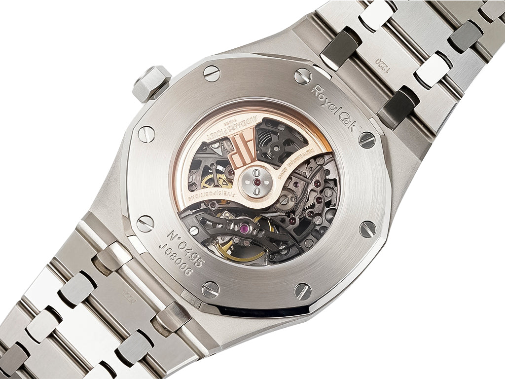 Royal Oak Stainless Steel Openworked Double Balance Wheel (41mm)