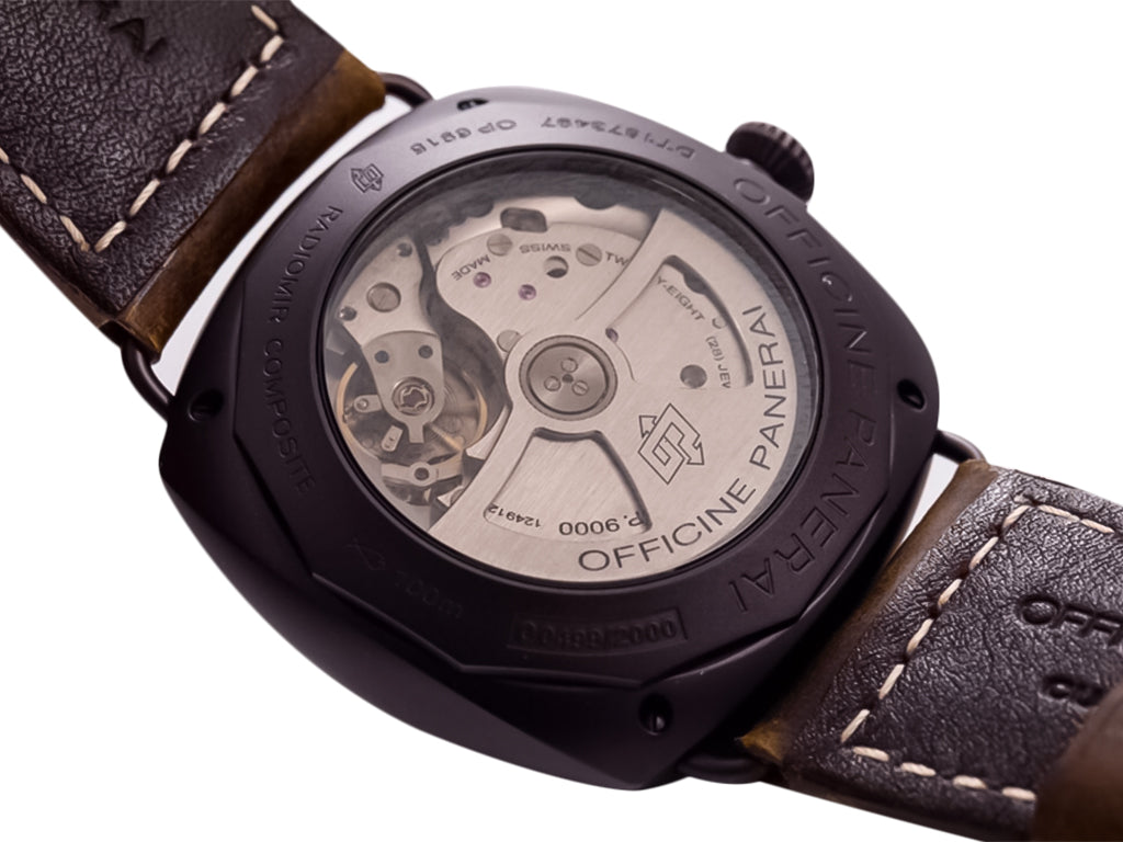 Radiomir Composite Black Seal 3 Days Automatic with Brown Dial and Brown Strap (45mm)