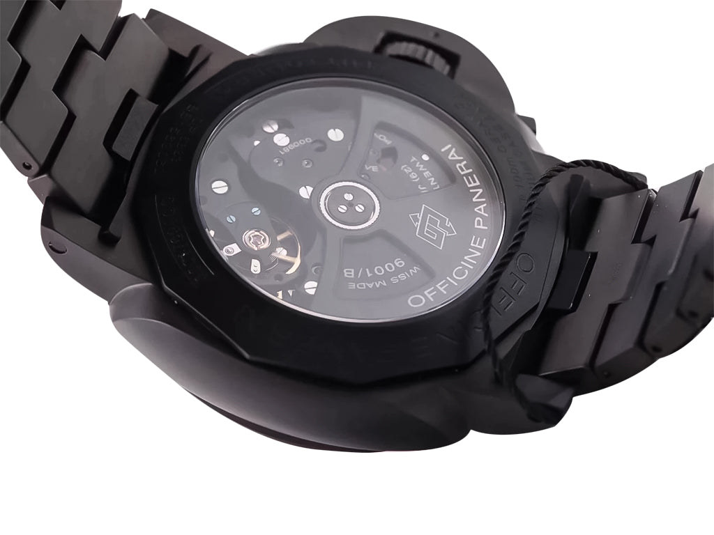 Luminor 1950 3 Days GMT Automatic 'Tuttonero' Black Ceramic Case and Bracelet with Black Dial (44mm)