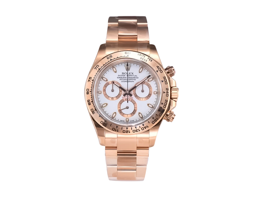 Cosmograph Daytona Rose Gold with Ivory Dial