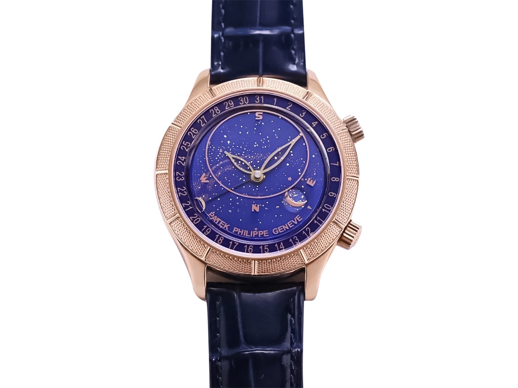 Celestial Only Watch Rose Gold with Blue Dial Chrono Select