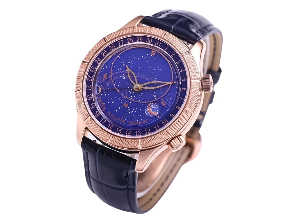 Celestial Only Watch Rose Gold with Blue Dial