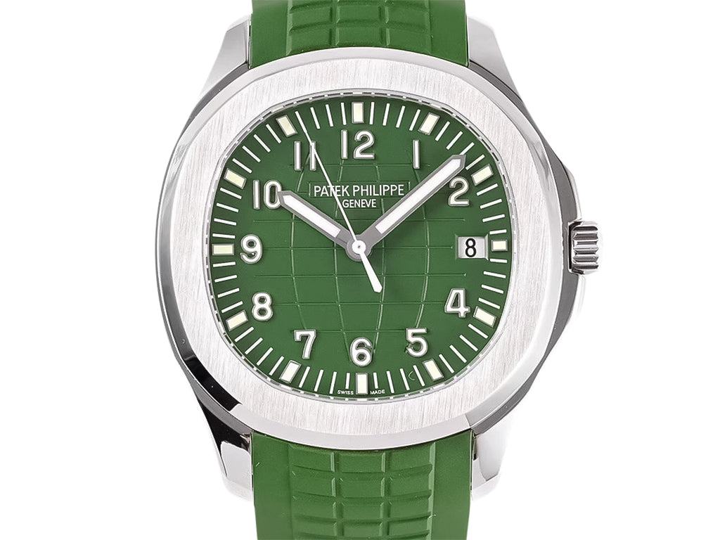 Aquanaut Stainless Steel 'Jumbo' with Green Dial (42mm)