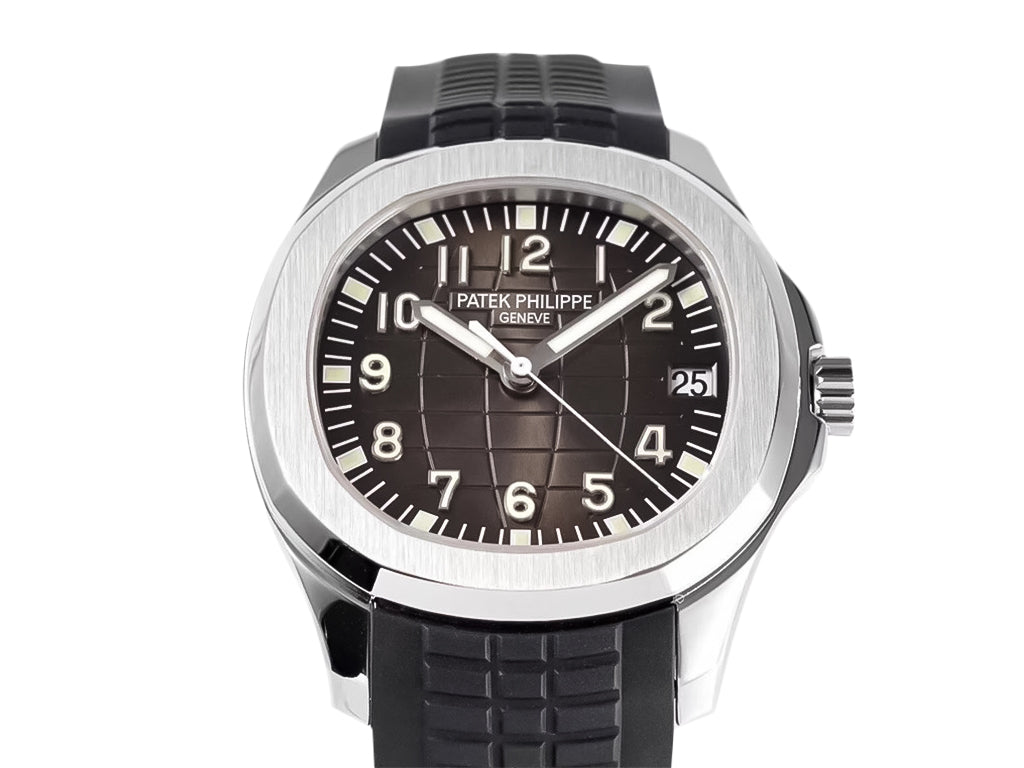 Aquanaut Stainless Steel with Black Dial (38mm)