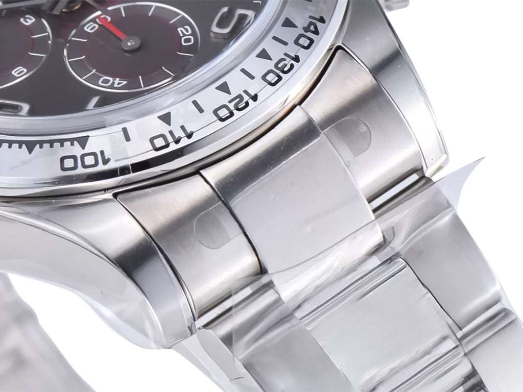 Cosmograph Daytona Stainless Steel with Grey Sunburst Dial and Arabic Numerals
