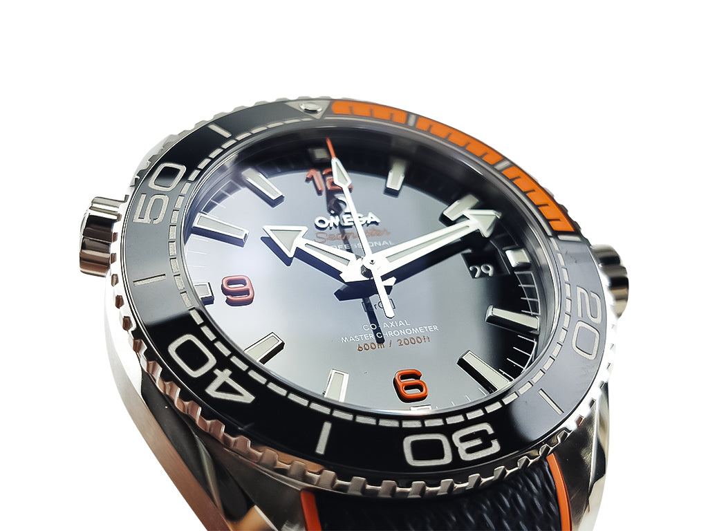 Seamaster Planet Ocean 600 with Blue Dial on Rubber Strap (43.5mm)