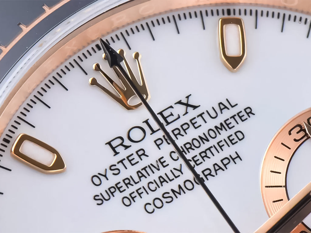 Cosmograph Daytona Rose Gold Oysterflex with Ivory Dial