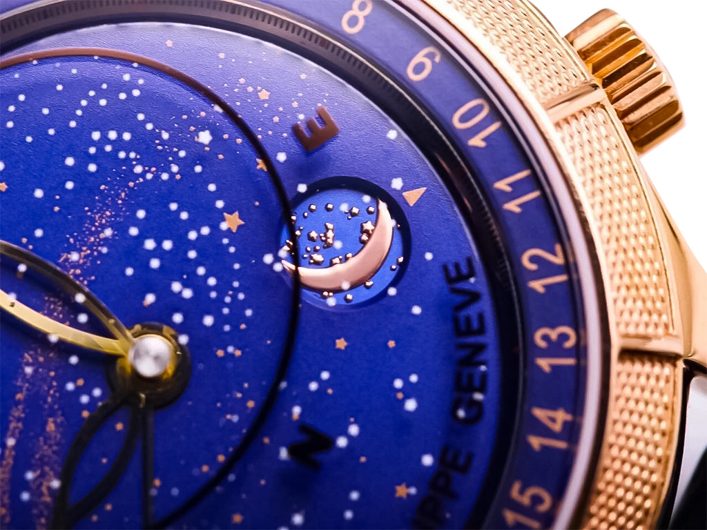 Celestial Only Watch Rose Gold with Blue Dial