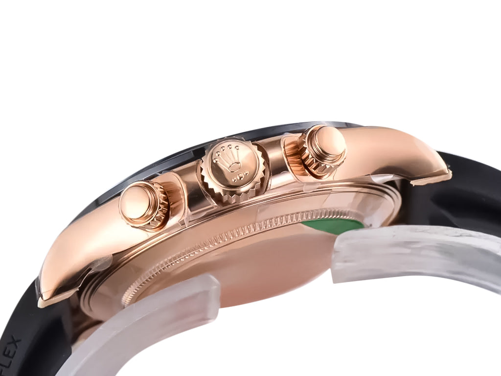 Cosmograph Daytona Rose Gold Oysterflex with Chocolate Dial and Arabic Numerals