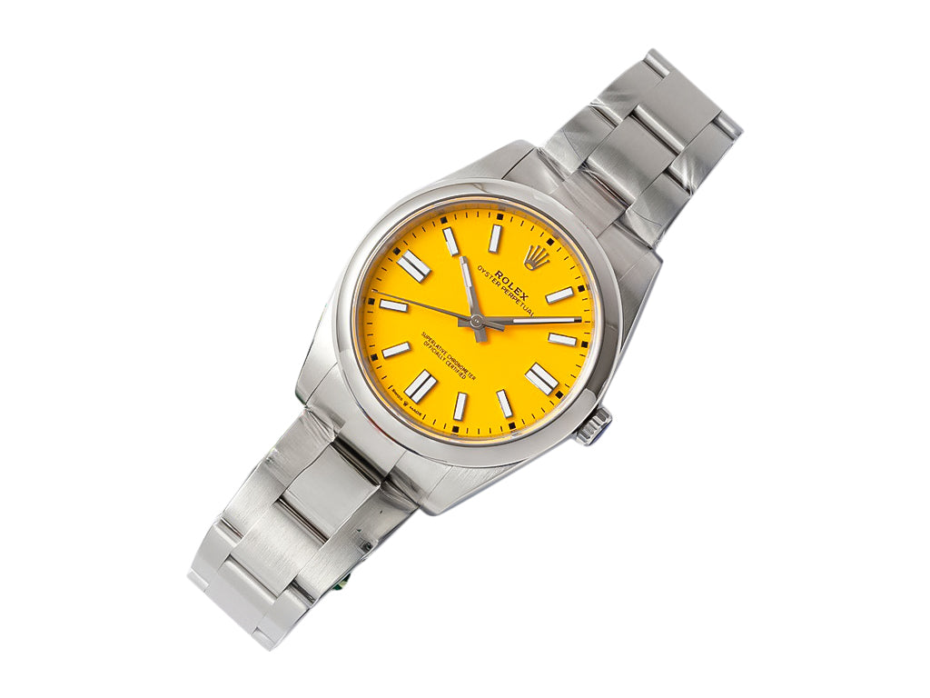 Oyster Perpetual 41 Stainless Steel with Yellow Dial