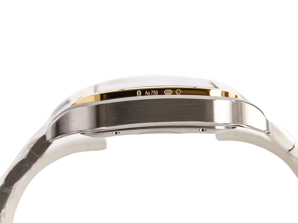 Santos Large Two Tone Yellow Gold with White Dial (40mm)