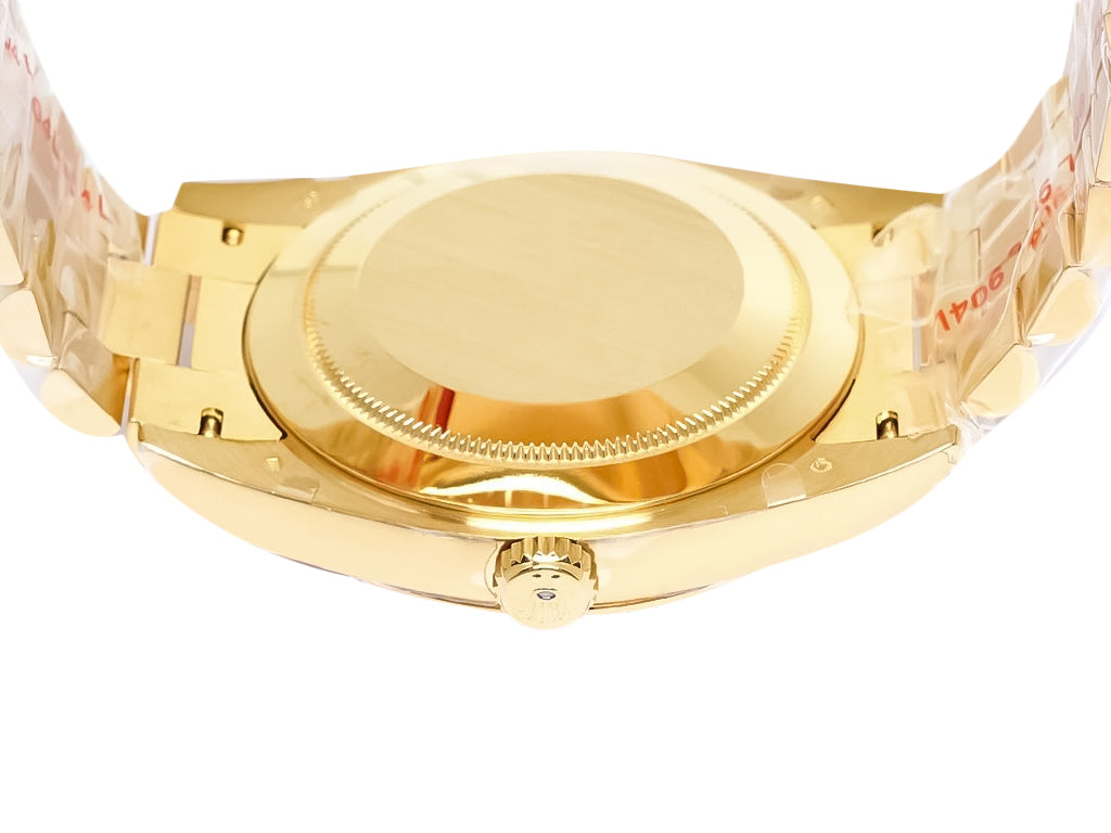 Day-Date 40 Yellow Gold 'President' with Champagne Dial and Fluted Bezel