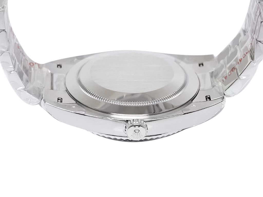 Day-Date 40 White Gold 'President' with Grey Dial and Fluted Bezel