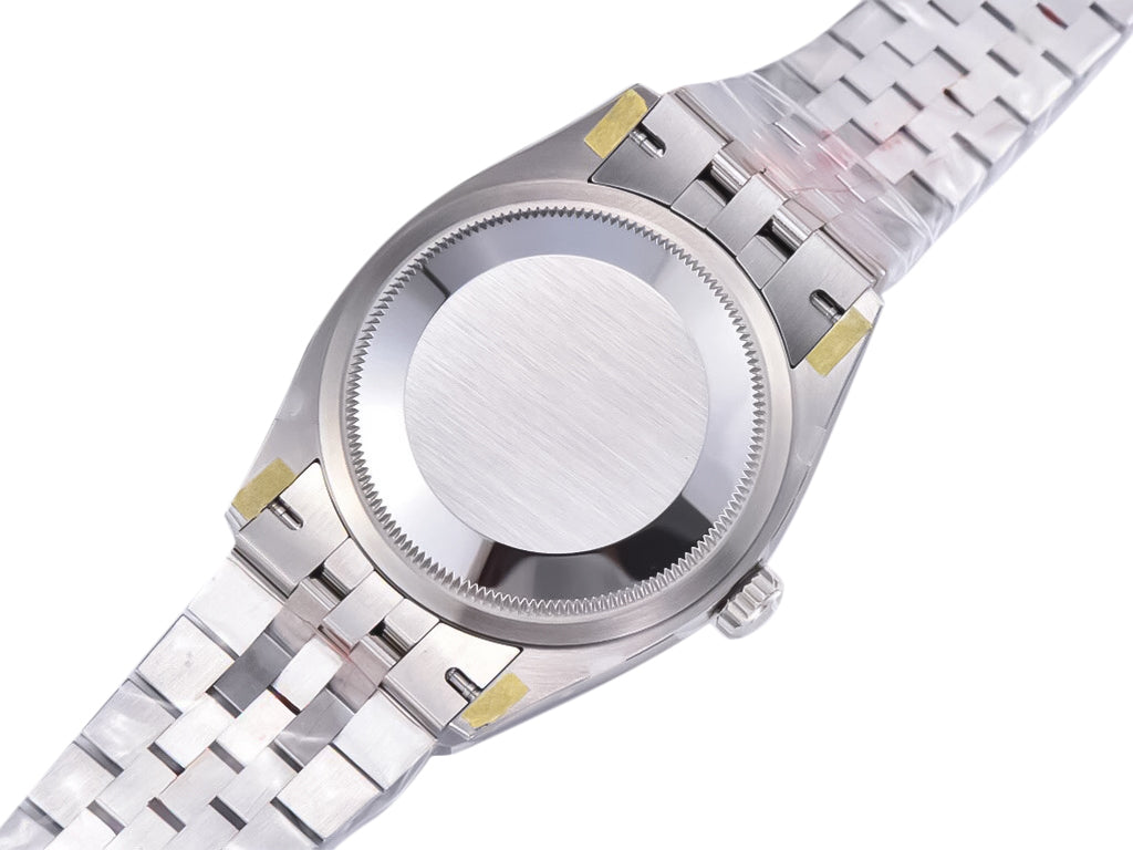 Datejust 36 Stainless Steel on Jubilee with White Dial (Roman Numerals) and Fluted Bezel