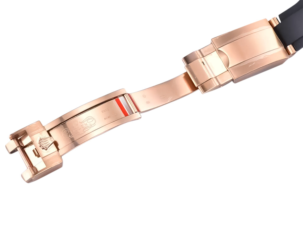 Cosmograph Daytona Rose Gold Oysterflex with Black Dial