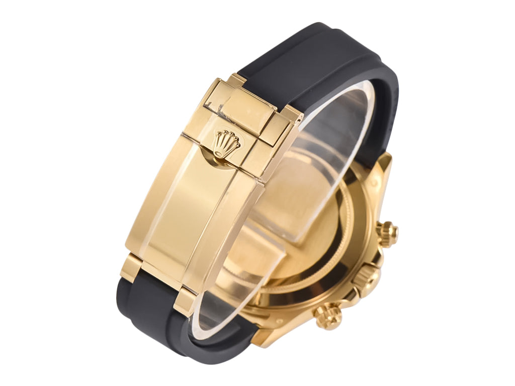 Cosmograph Daytona Yellow Gold Oysterflex with Champagne Dial
