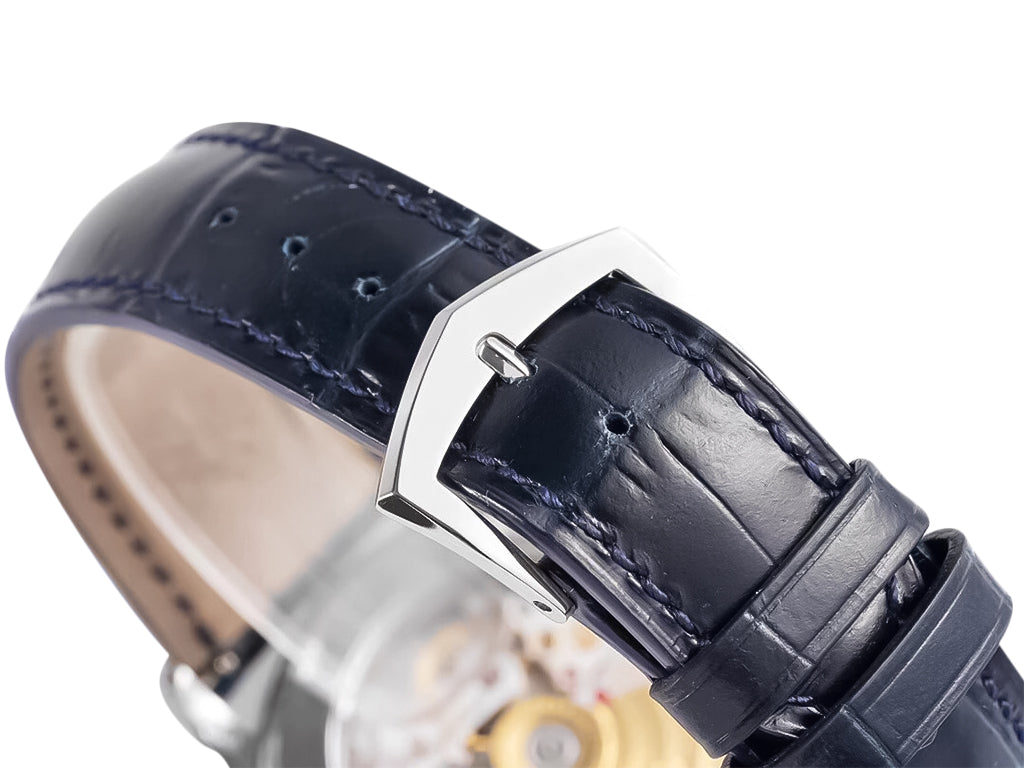Calatrava Stainless Steel 'Scientific' with Silver Dial (38mm)