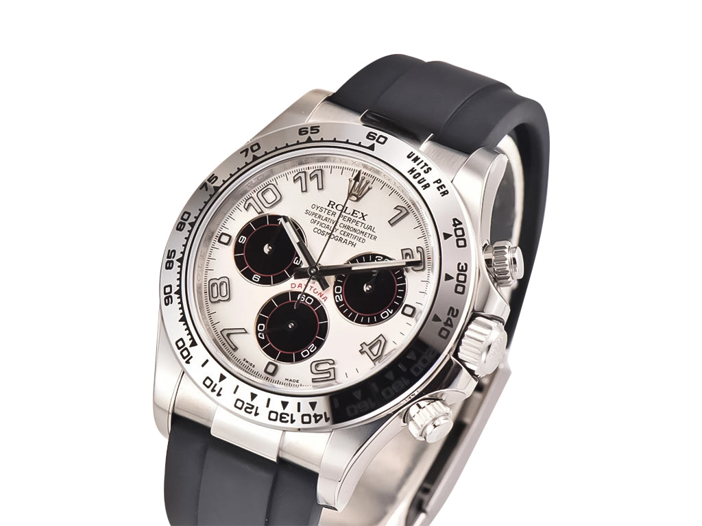 Cosmograph Daytona White Gold Oysterflex White Racing Dial
