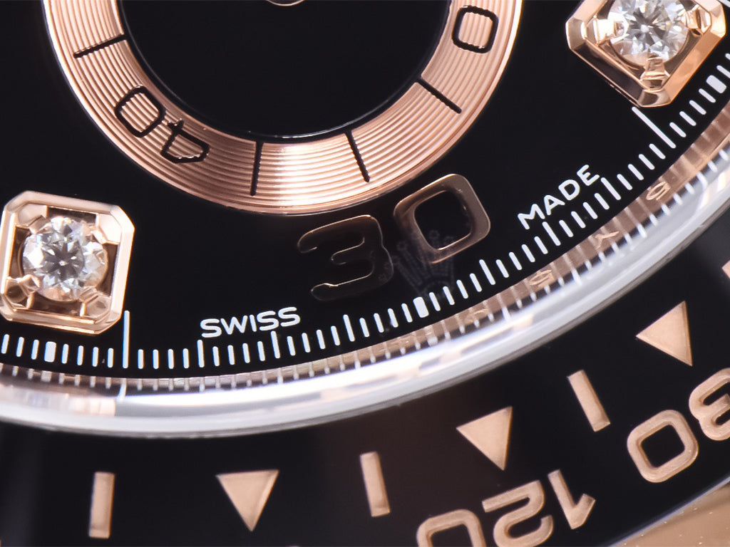 Cosmograph Daytona Rose Gold Oysterflex with Black Dial