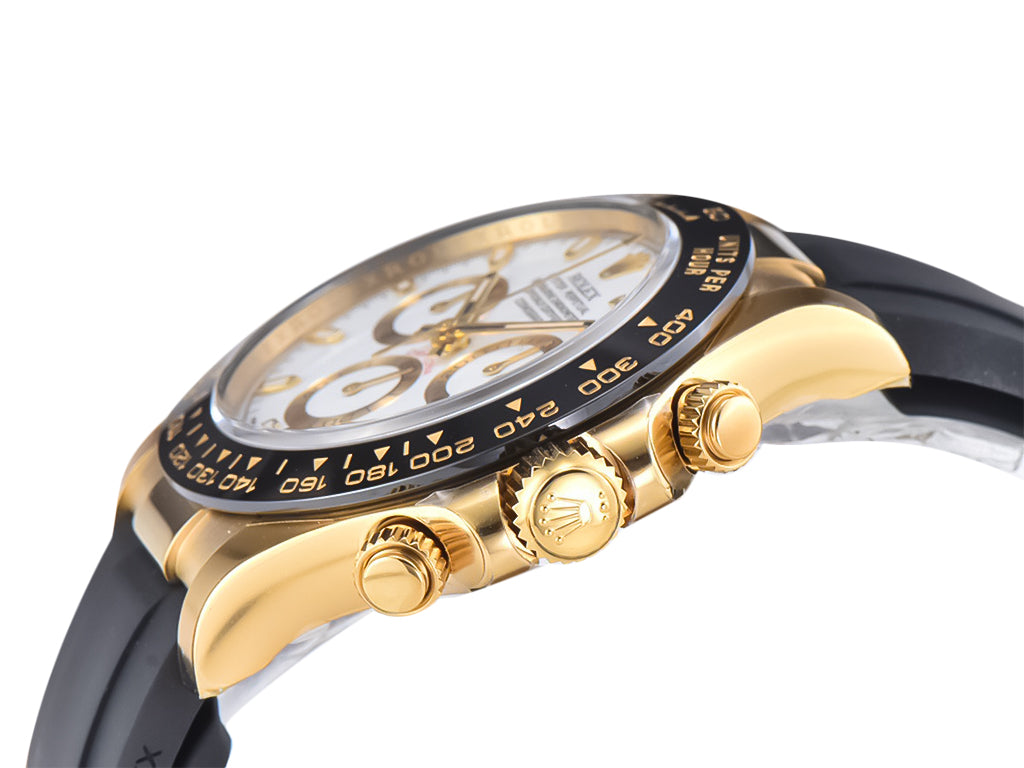 Cosmograph Daytona Yellow Gold Oysterflex White Dial