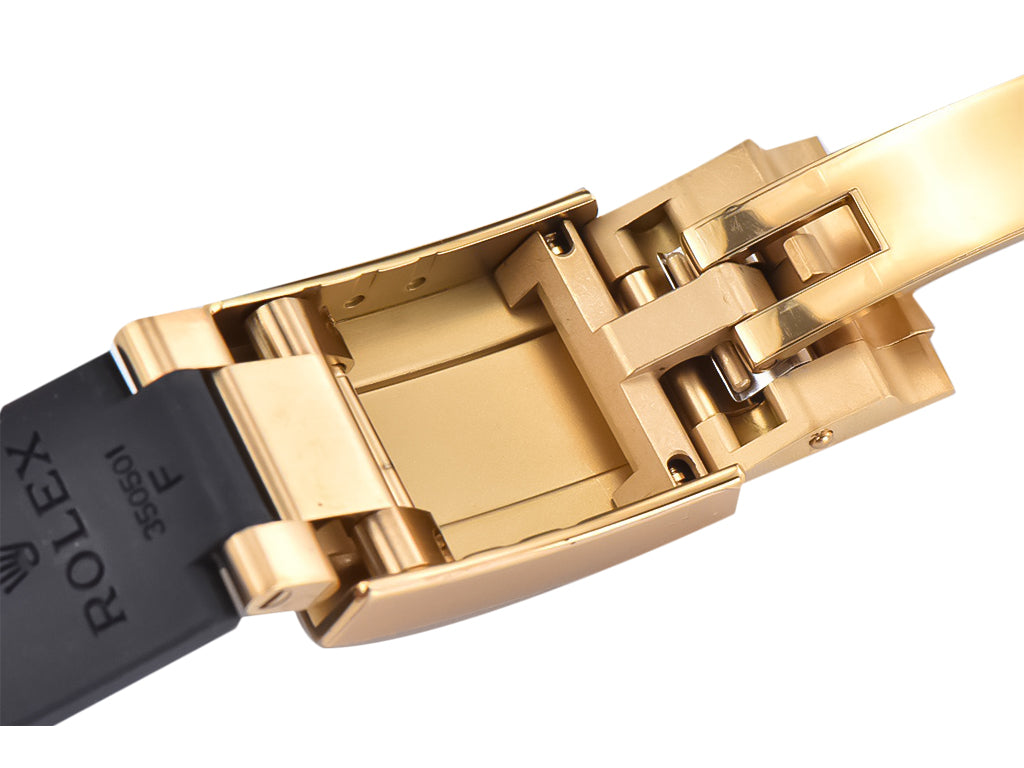 Cosmograph Daytona Yellow Gold Oysterflex White Dial