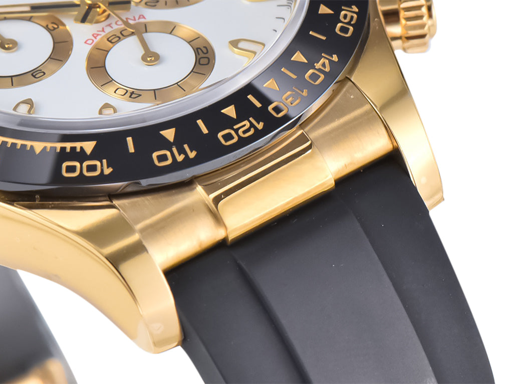 Cosmograph Daytona Yellow Gold Oysterflex White Dial