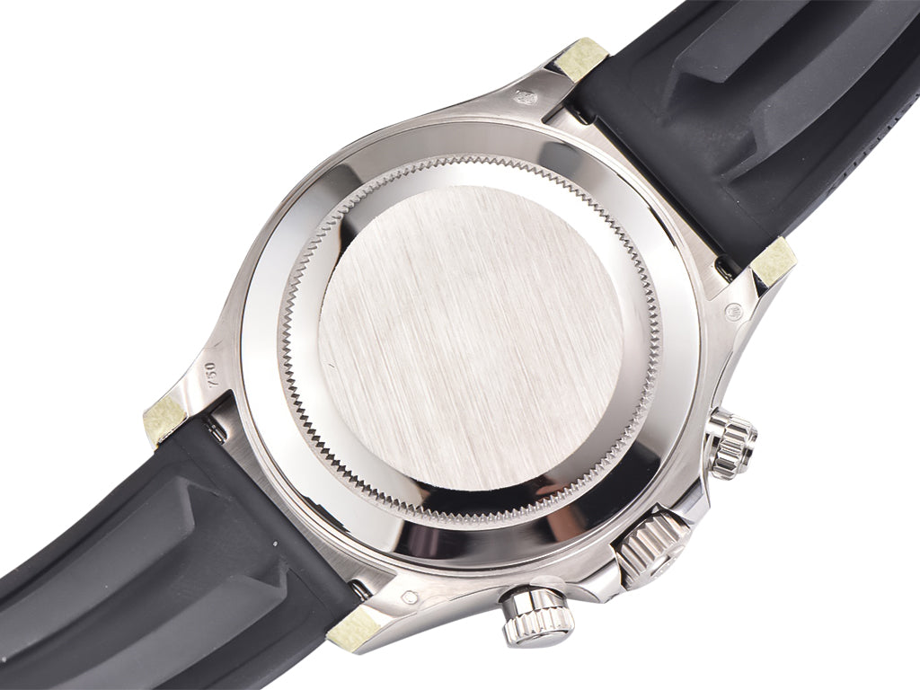 Cosmograph Daytona White Gold Oysterflex Grey Racing Dial