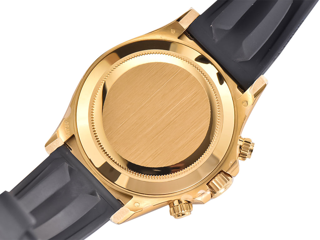 Cosmograph Daytona Yellow Gold Oysterflex Black Dial