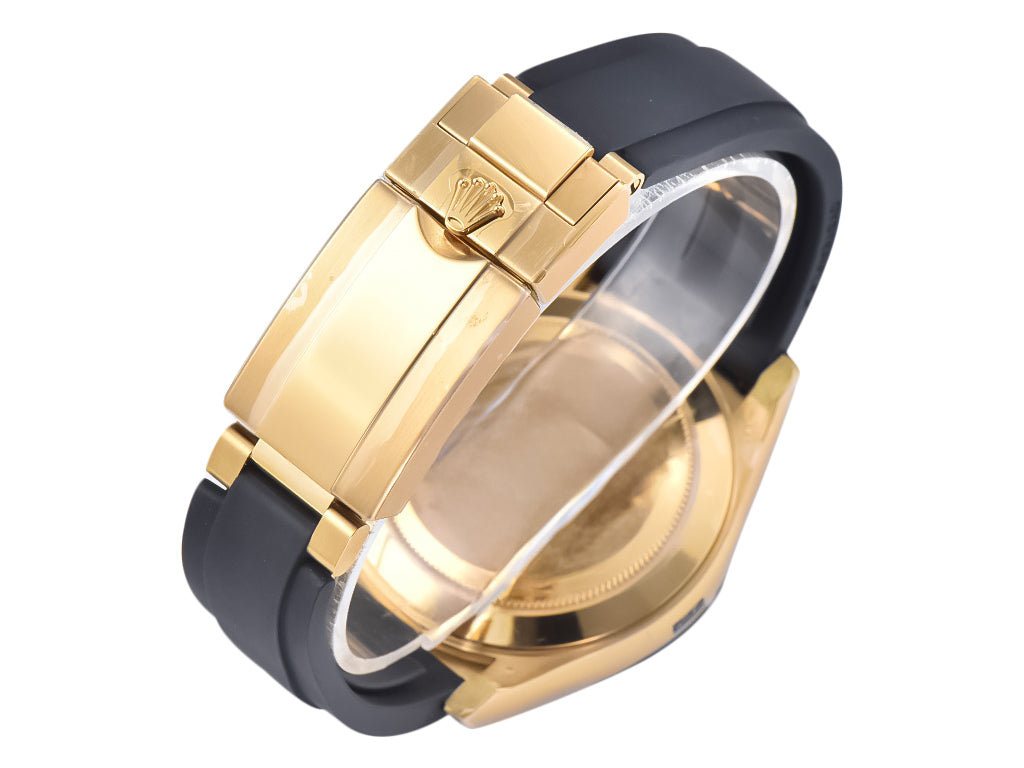 Cosmograph Daytona Yellow Gold Oysterflex White Mother of Pearl Dial